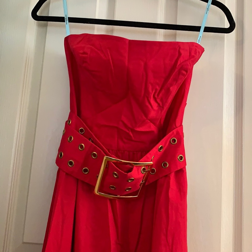 Marciano Pink with Gold Cocktail Dress